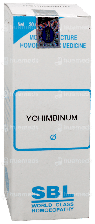 Sbl Yohimbinum Q Mother Tincture 30Ml